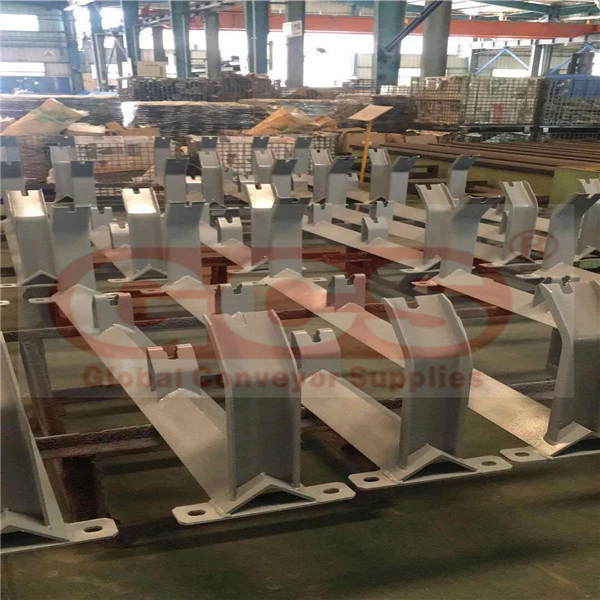 Steel Idler Roller Adjustable Roller Conveyor Trough Bracket and Frames