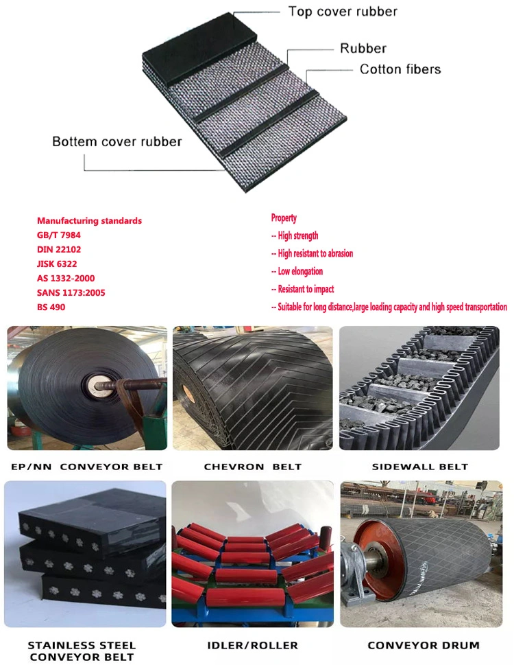 Huanball Rubber Light Duty Conveyor Belt