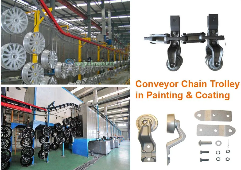 Rivetless Forged Conveyor Chain X458 Chain Steel Forging Chain Steel Detachable Chain with Forged Machinery Parts Machining Metal Chain for Painting Line System