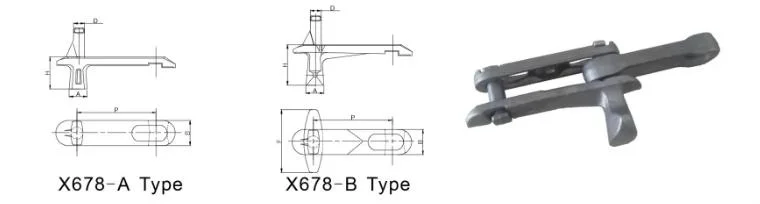 China Manufacturer of Forged Machinery Parts Machining Metal Parts for Standard Chain and Steel Forging Chain with Standard Series for Conveyor System