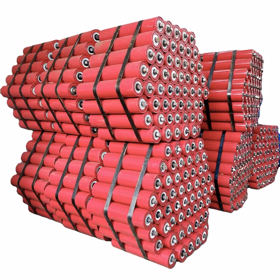 Поставщики конвейерных роликов из поли-HDPE-UHMW-PE, несущие желобные конвейерные ролики